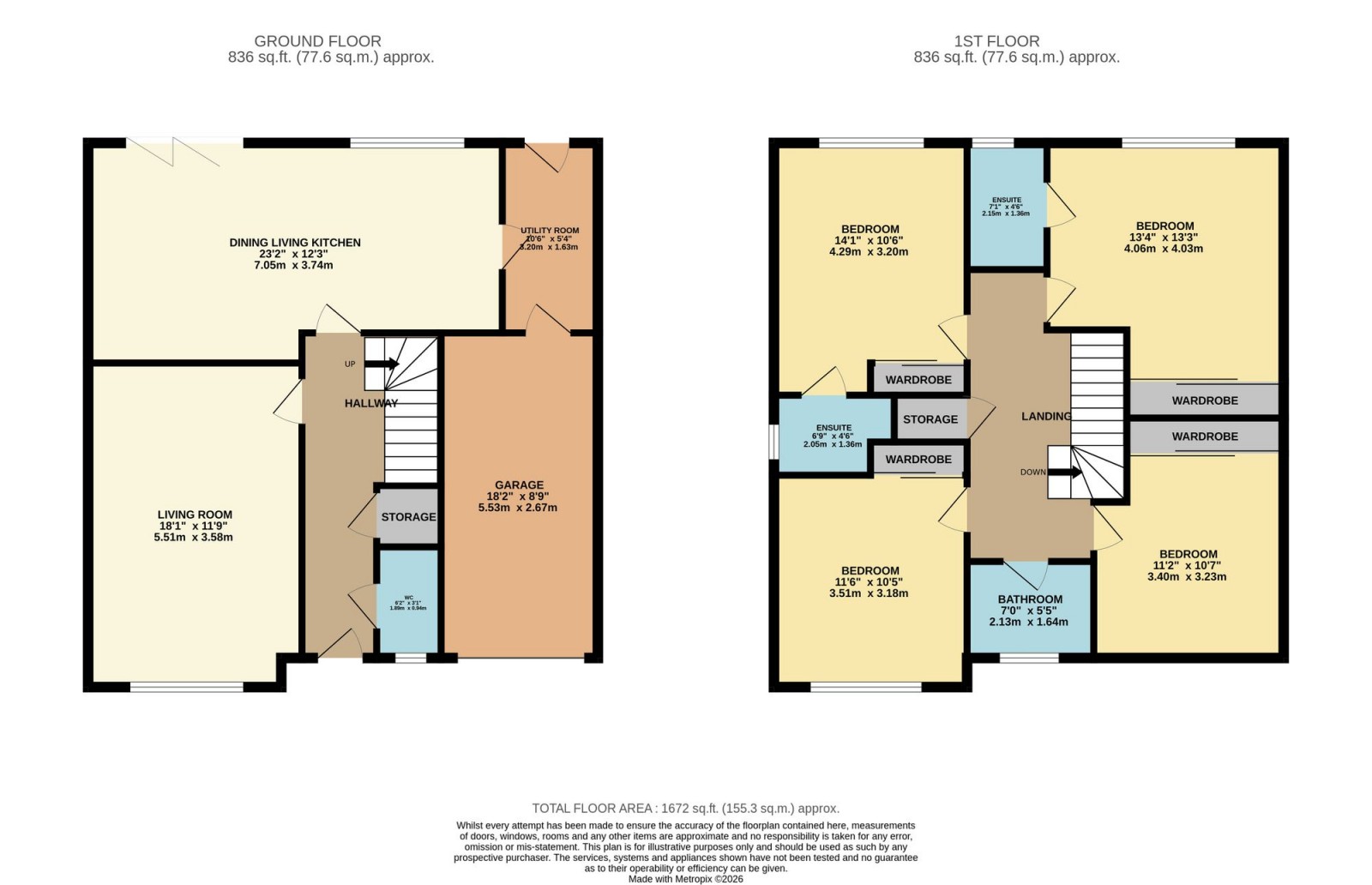 Floorplan for Riflemans Close, Wilmslow, SK9