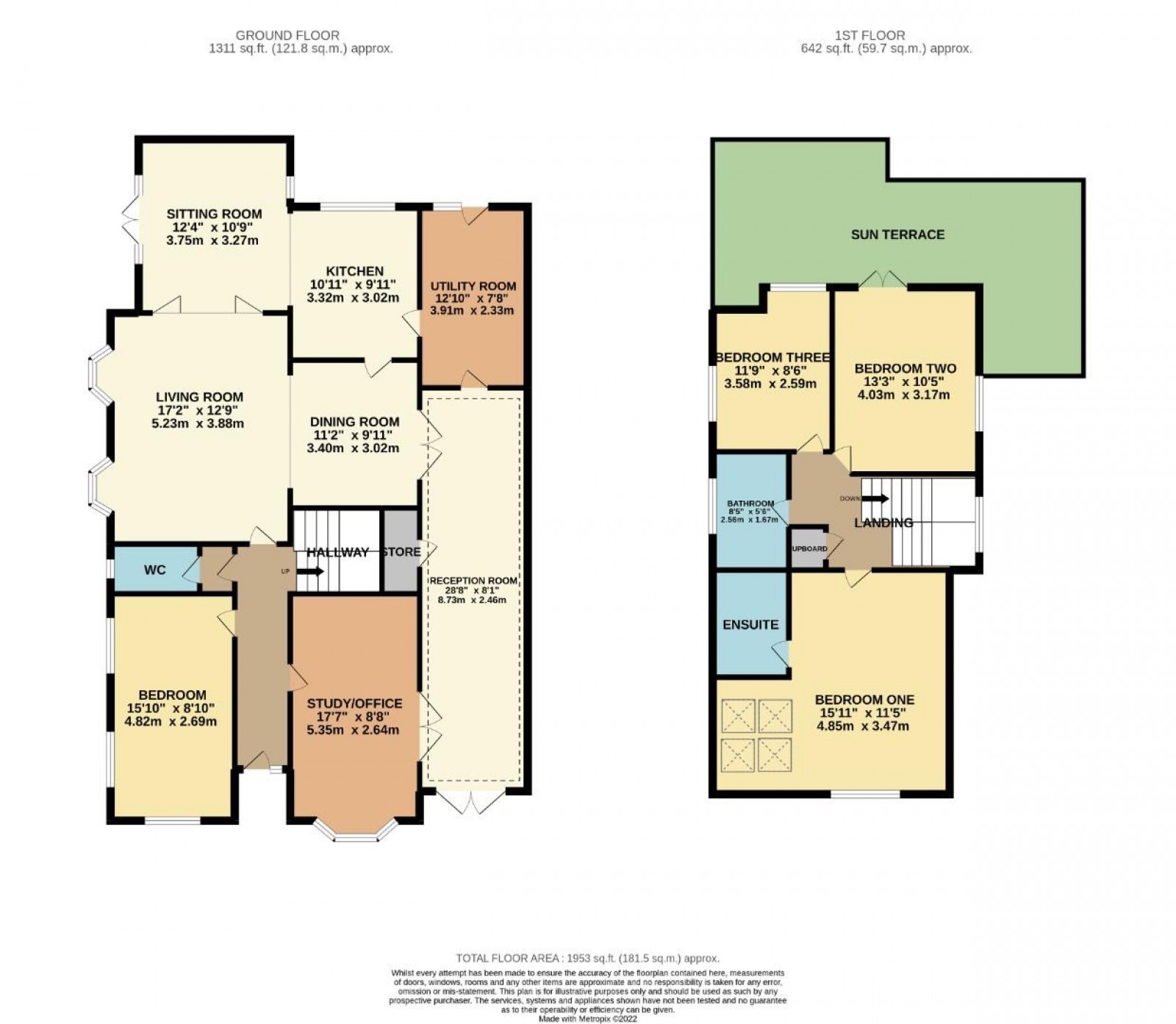Floorplan for Fawns Keep, Wilmslow Park North, Wilmslow