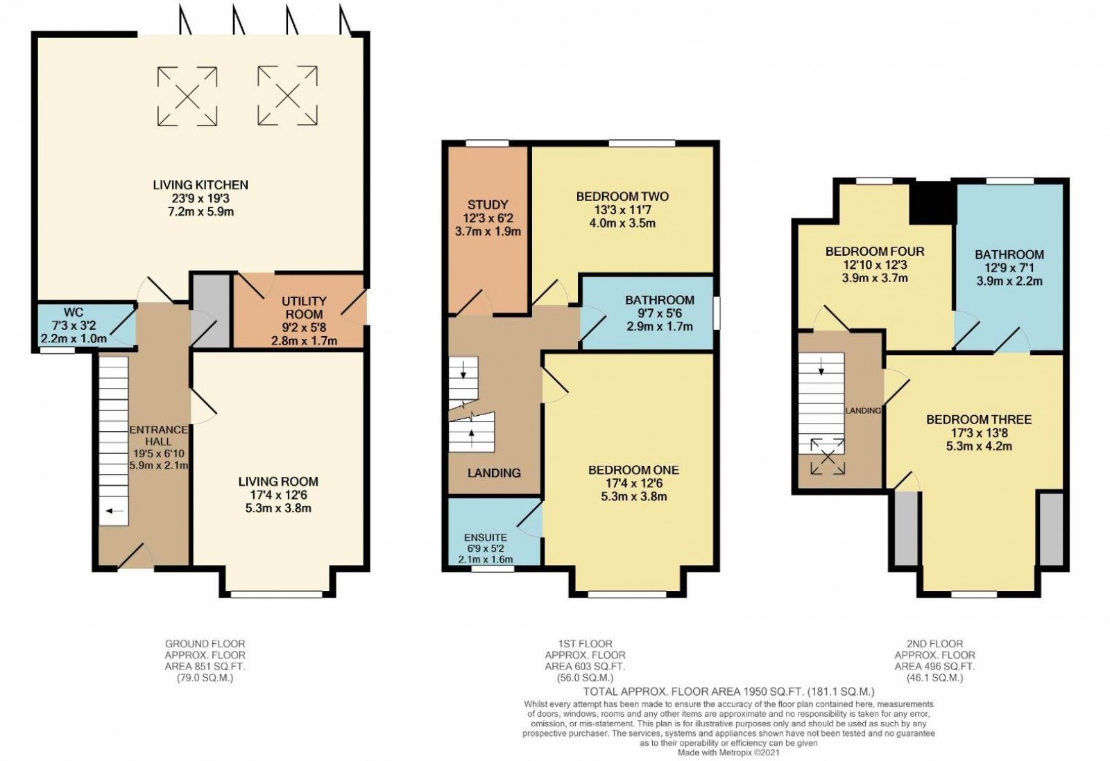 Floorplan for Carlton Avenue, Bramhall