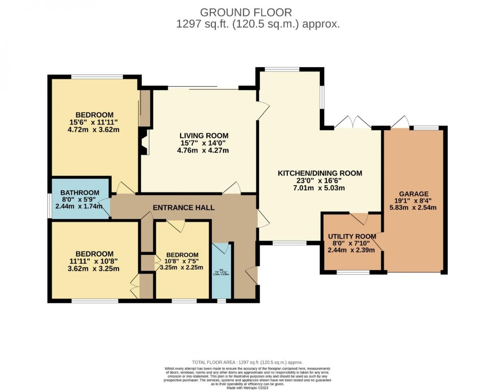 Floorplan for Paxford Place, Wilmslow