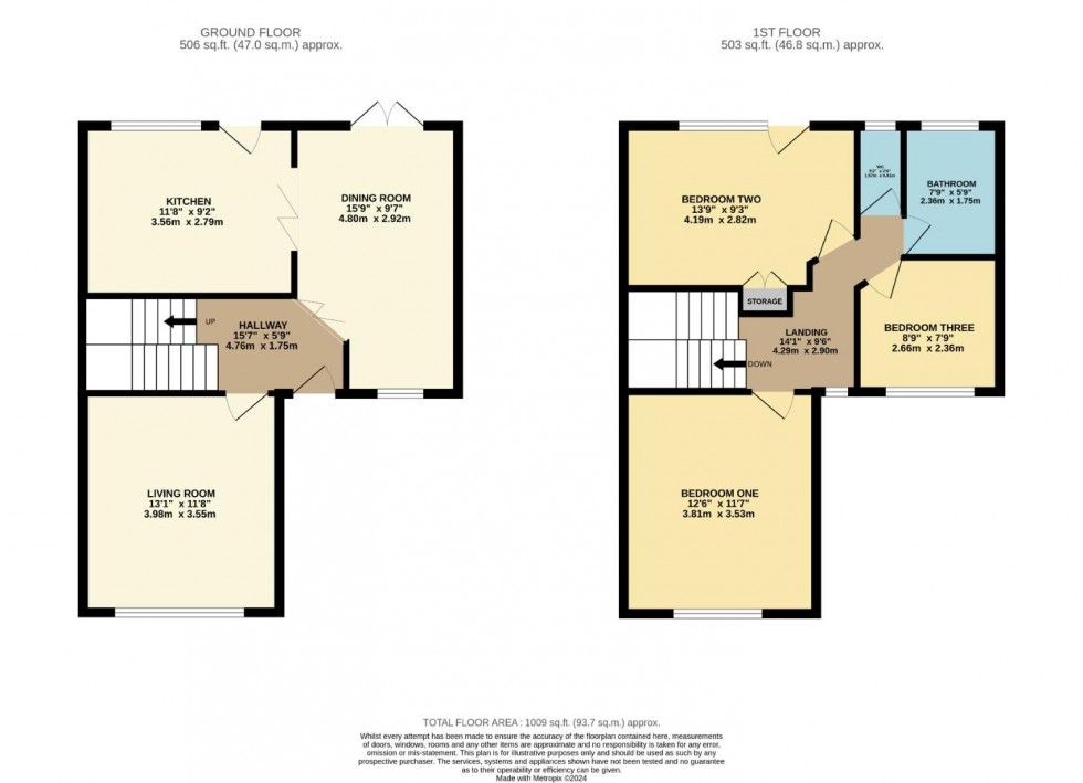 Floorplan for Lucerne Road, Bramhall