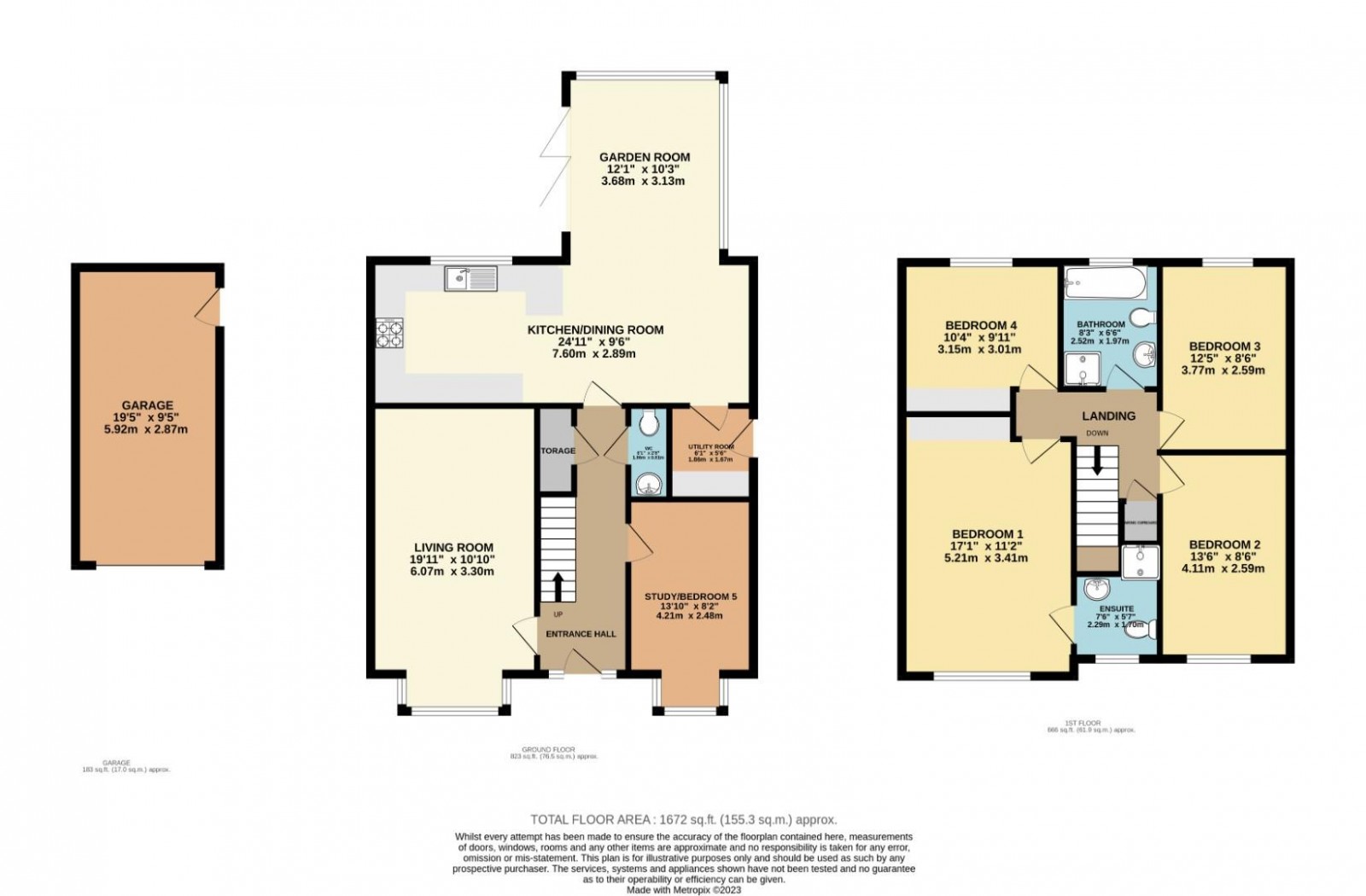 Floorplan for Bletchley Park Way, Wilmslow