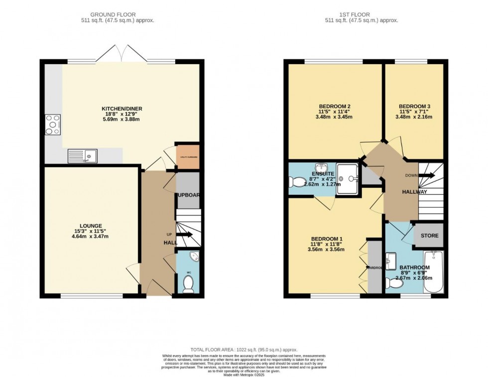Floorplan for Nicolson Avenue, Woodford