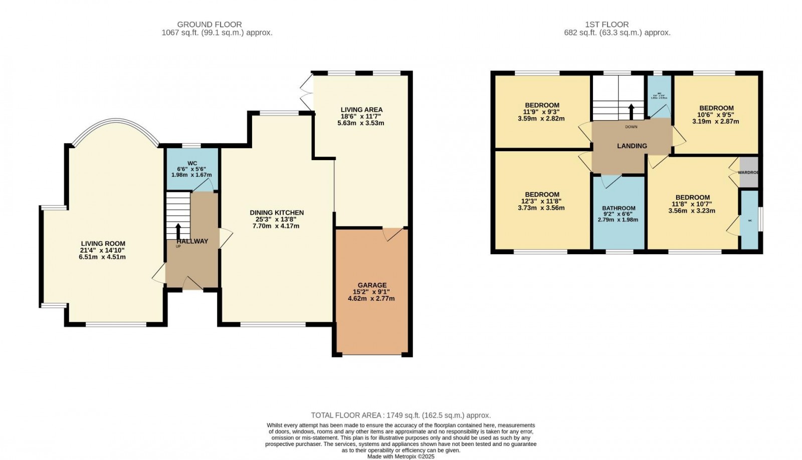 Floorplan for Handforth Road, Wilmslow