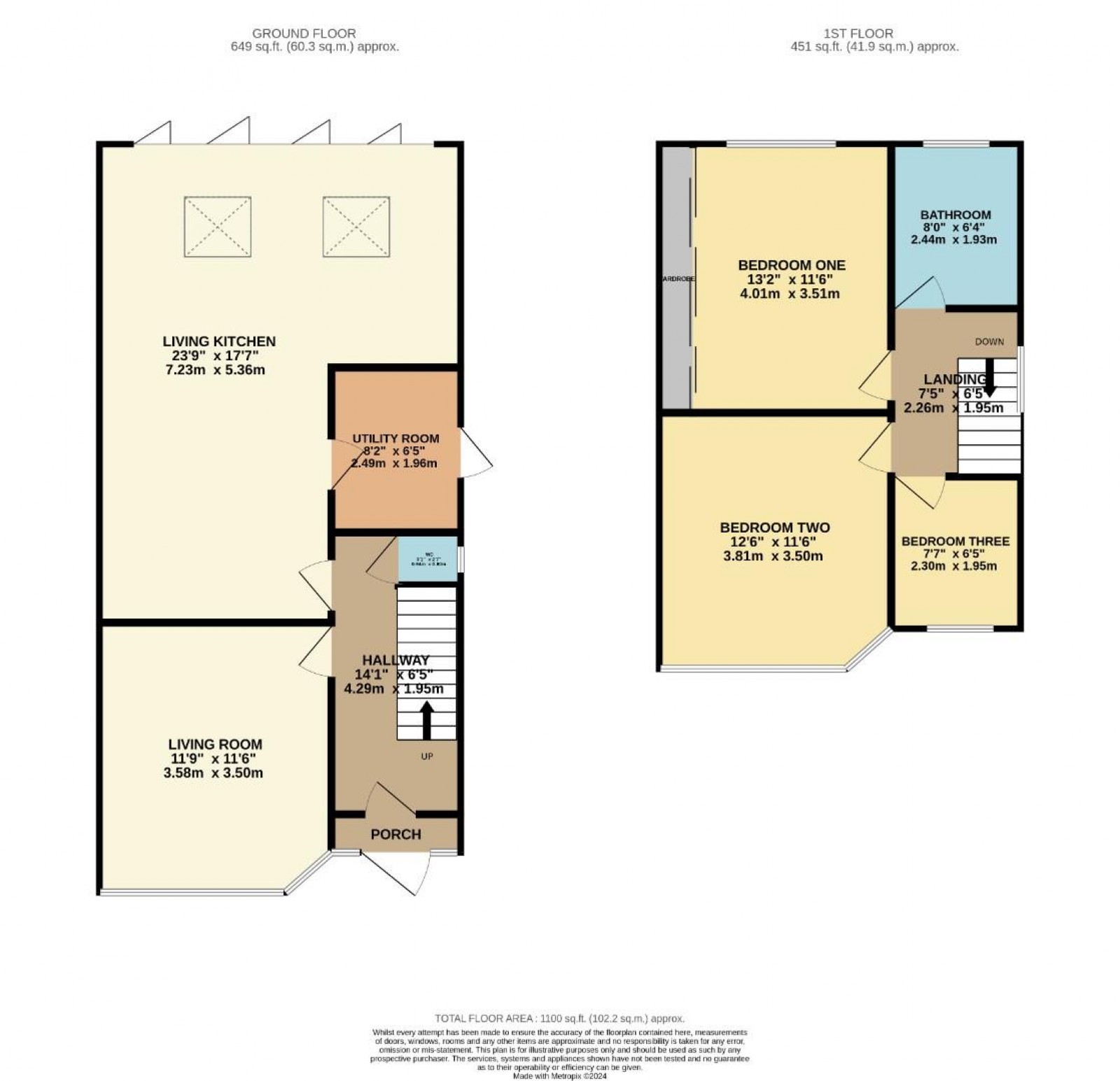 Floorplan for Moor Lane, Woodford