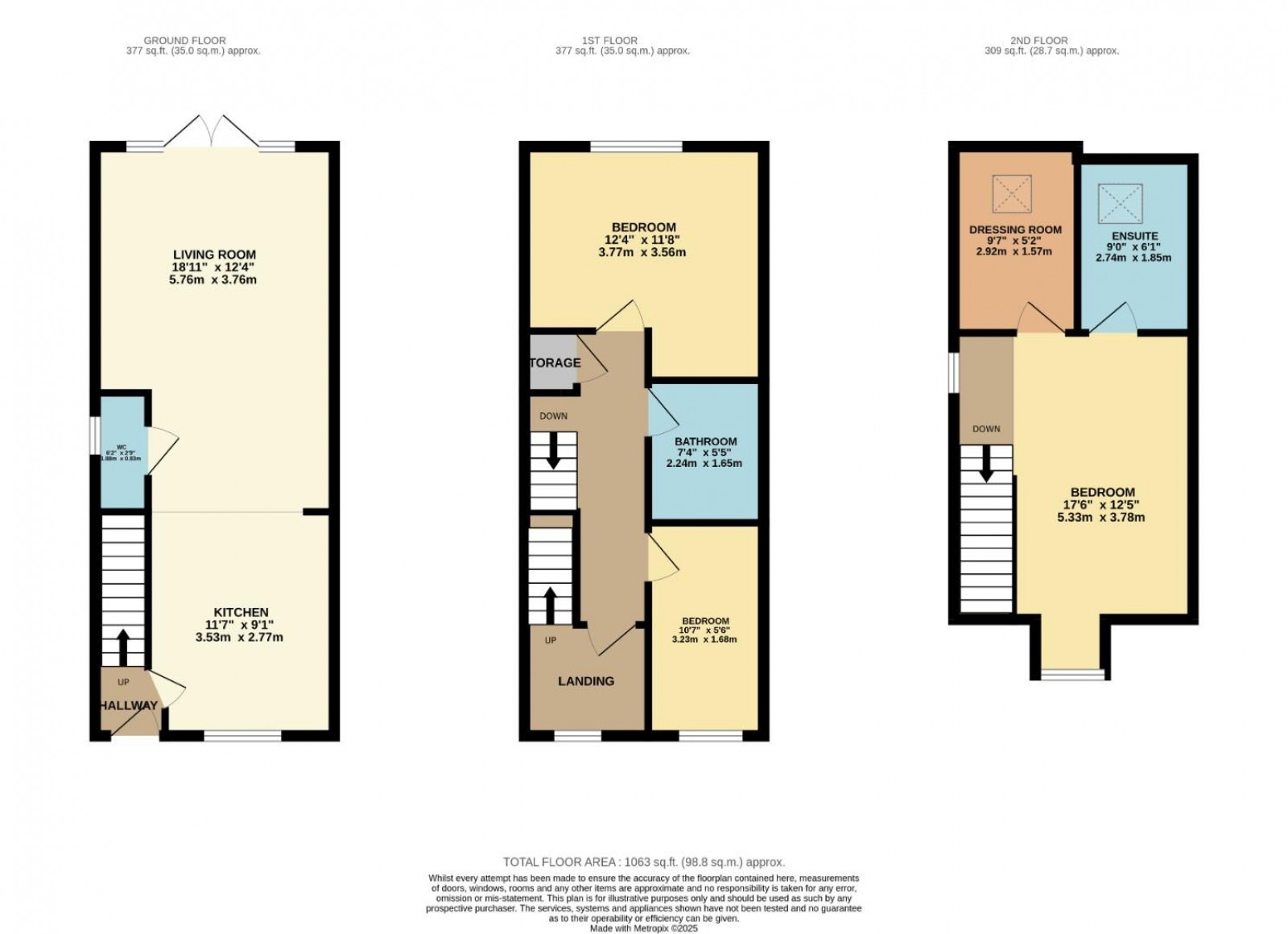Floorplan for St Georges Way, Handforth
