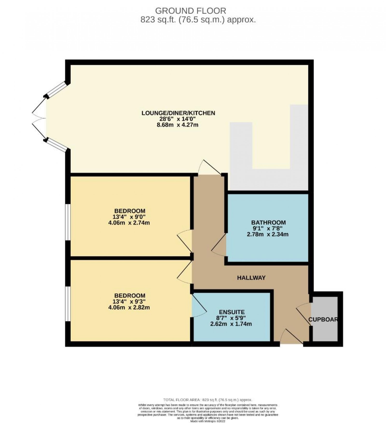 Floorplan for Station Road, Wilmslow