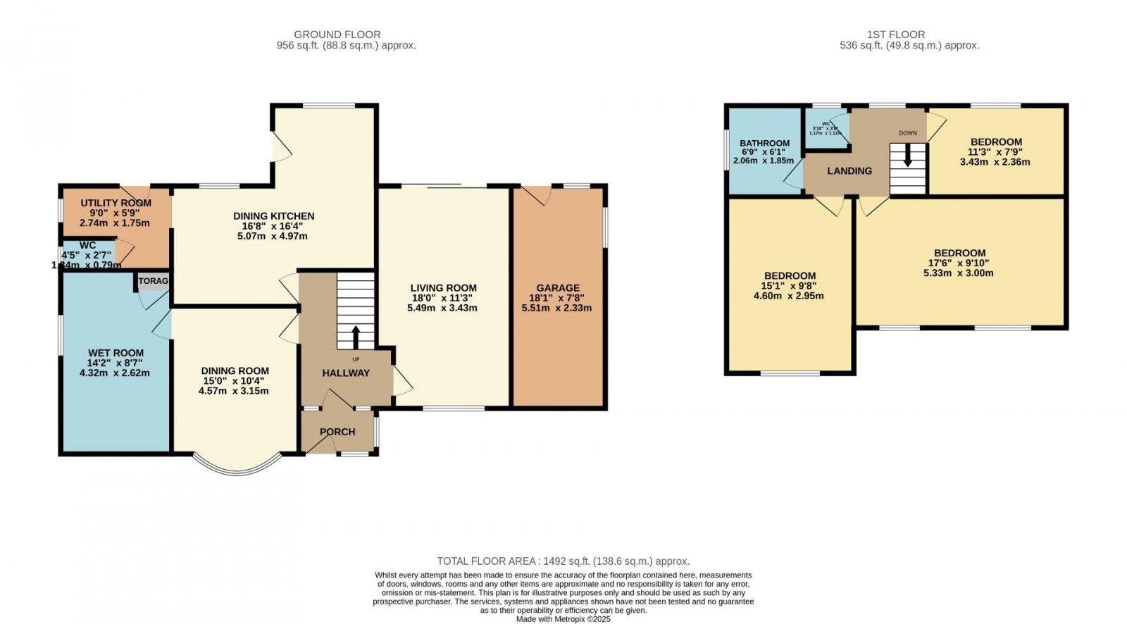Floorplan for Sefton Drive, Wilmslow