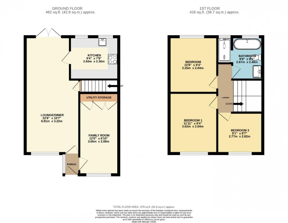 Floorplan for Delfur Road, Bramhall, Stockport