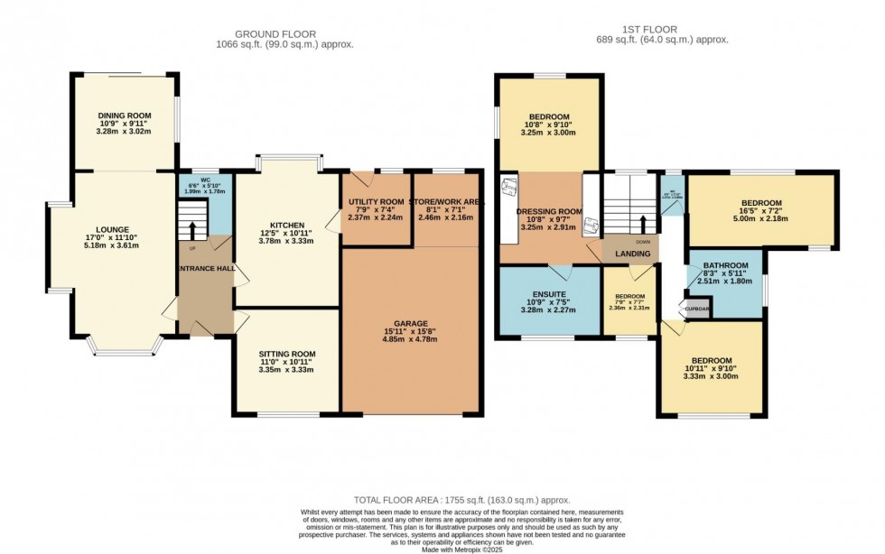 Floorplan for Kingsley Avenue, Wilmslow
