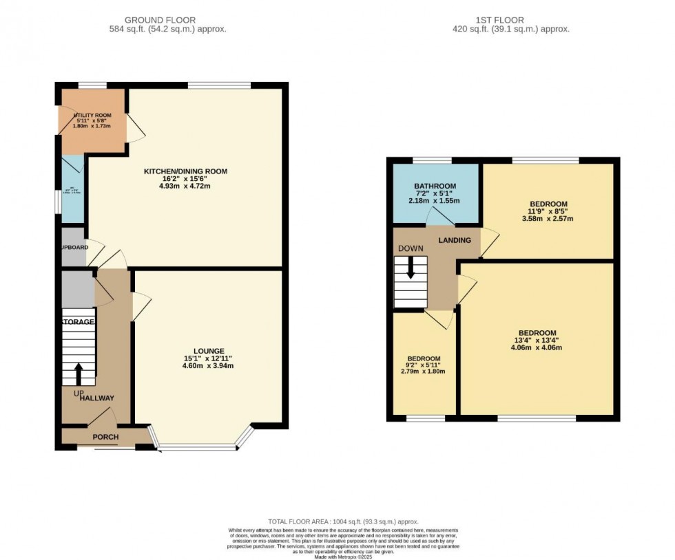 Floorplan for Lacey Green, Wilmslow