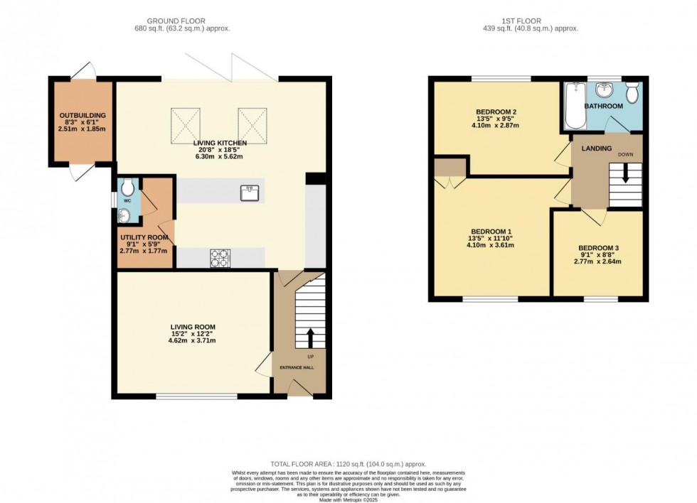 Floorplan for Cranford Road, Wilmslow