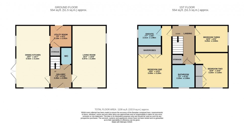 Floorplan for Ringway Avenue, Woodford