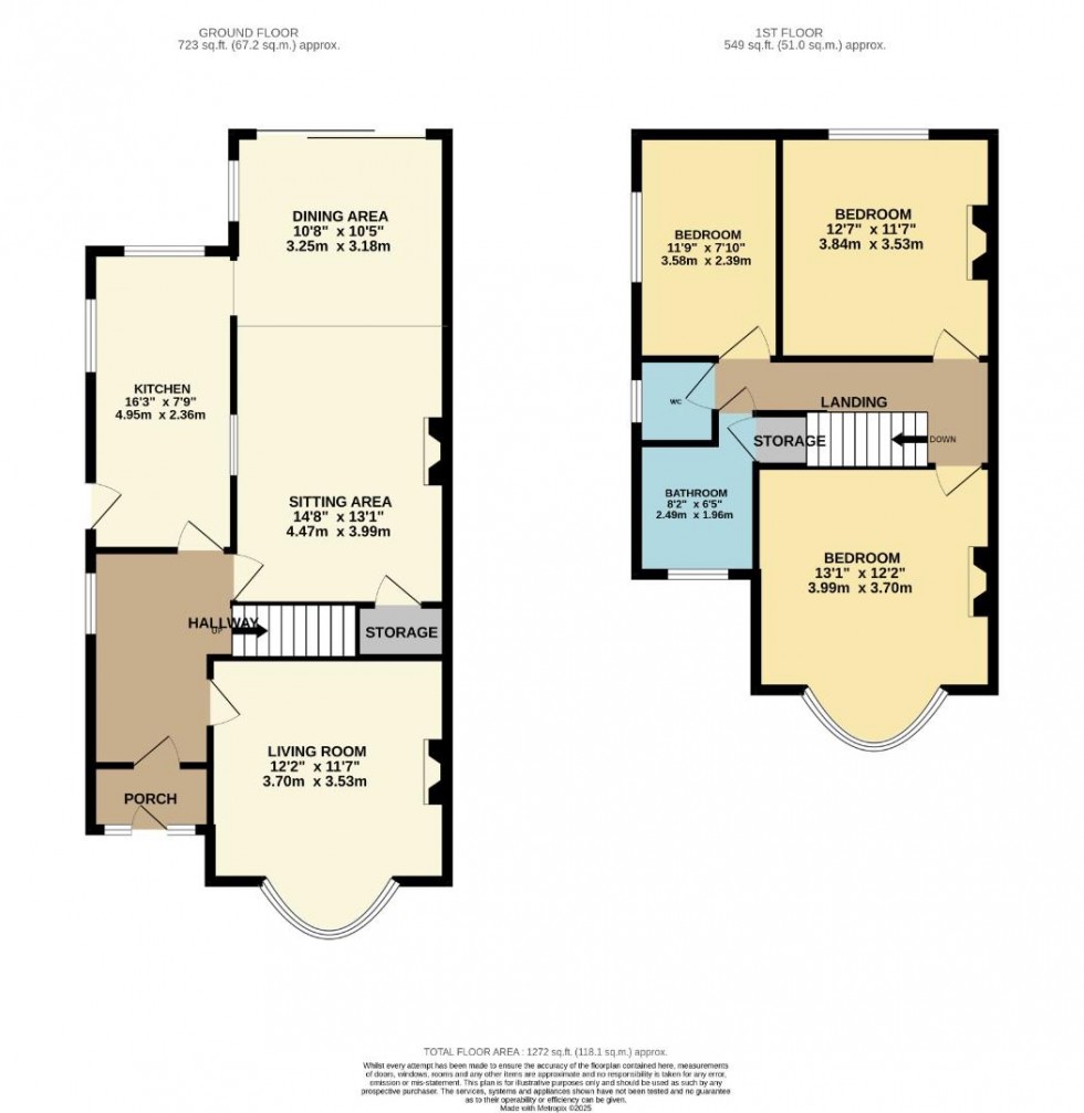 Floorplan for Bridgefield Avenue, Wilmslow