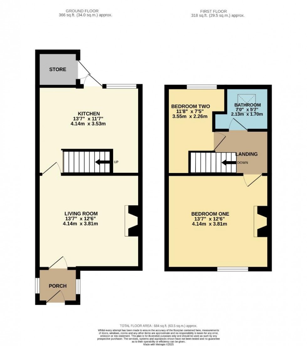 Floorplan for Park Road, Wilmslow
