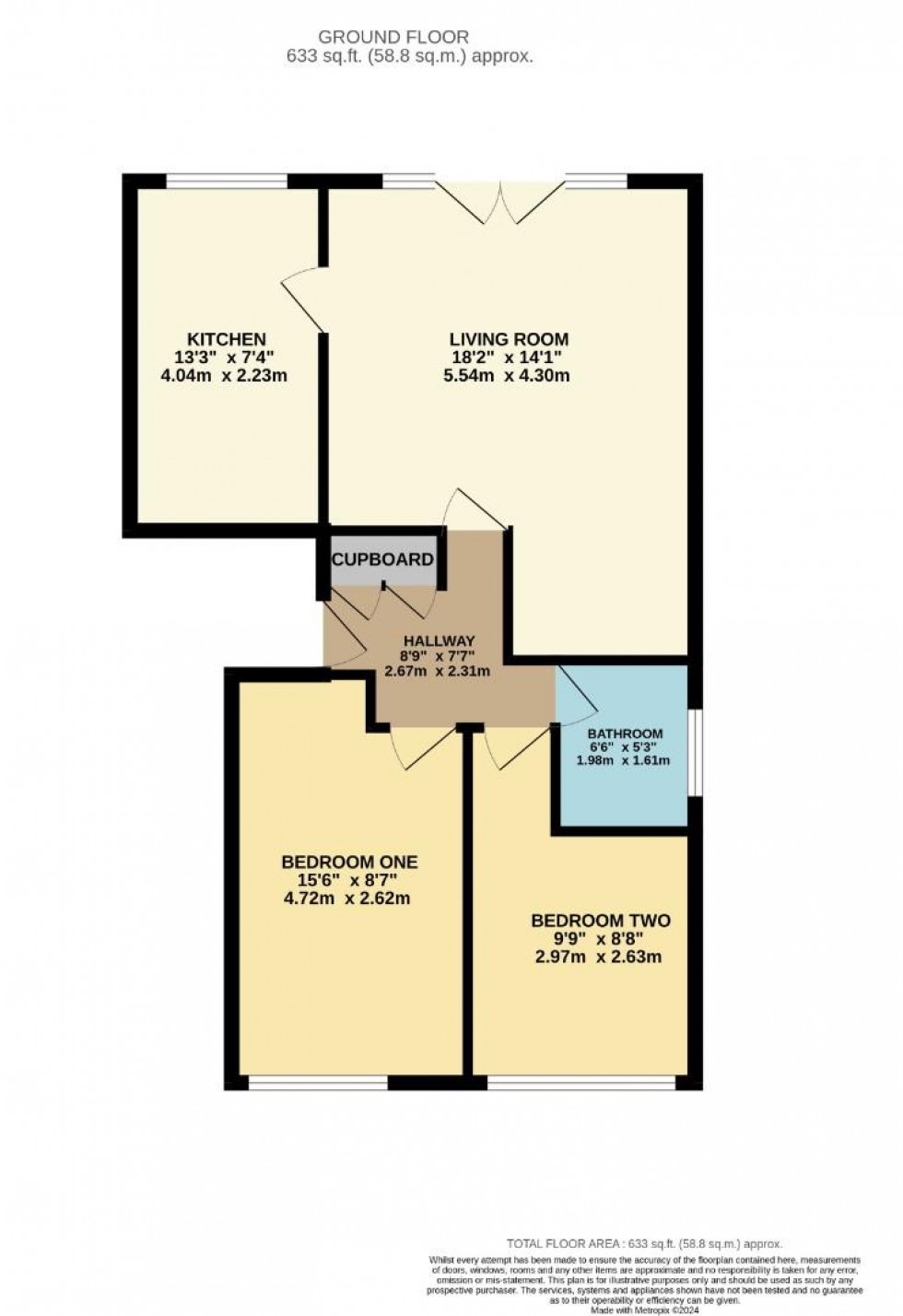 Floorplan for Malvern Court, Ack Lane West, Cheadle Hulme