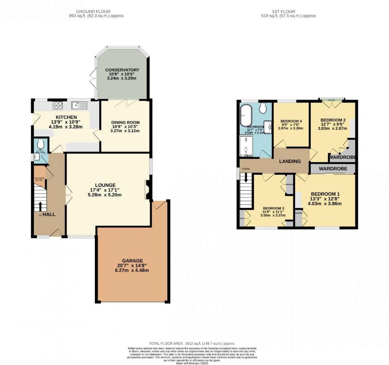 Floorplan for Bridle Road, Woodford