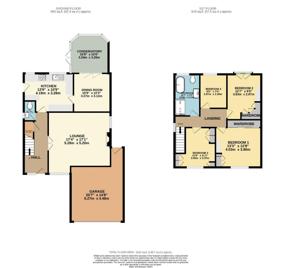 Floorplan for Bridle Road, Woodford