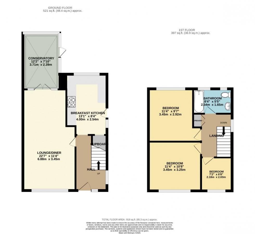 Floorplan for Canberra Road, Bramhall