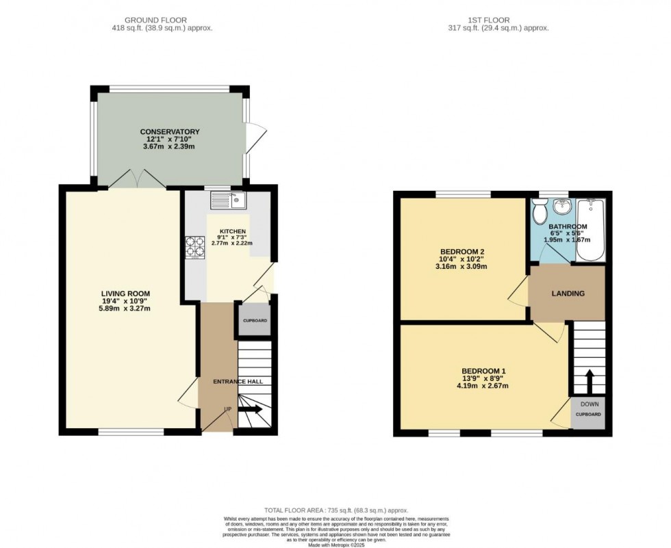 Floorplan for Cranford Road, Wilmslow