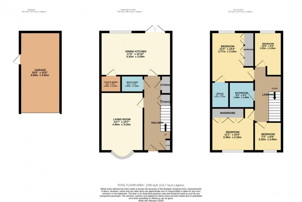 Floorplan for Bailey Road, Wilmslow