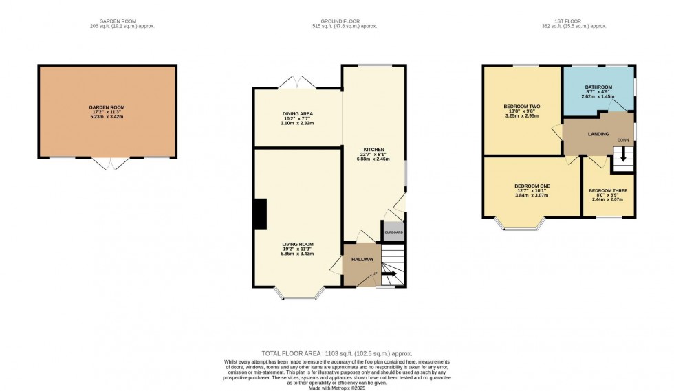 Floorplan for Dundonald Road, Cheadle Hulme