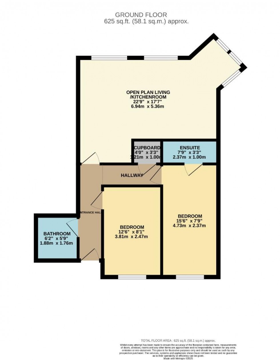 Floorplan for George Street, Alderley Edge