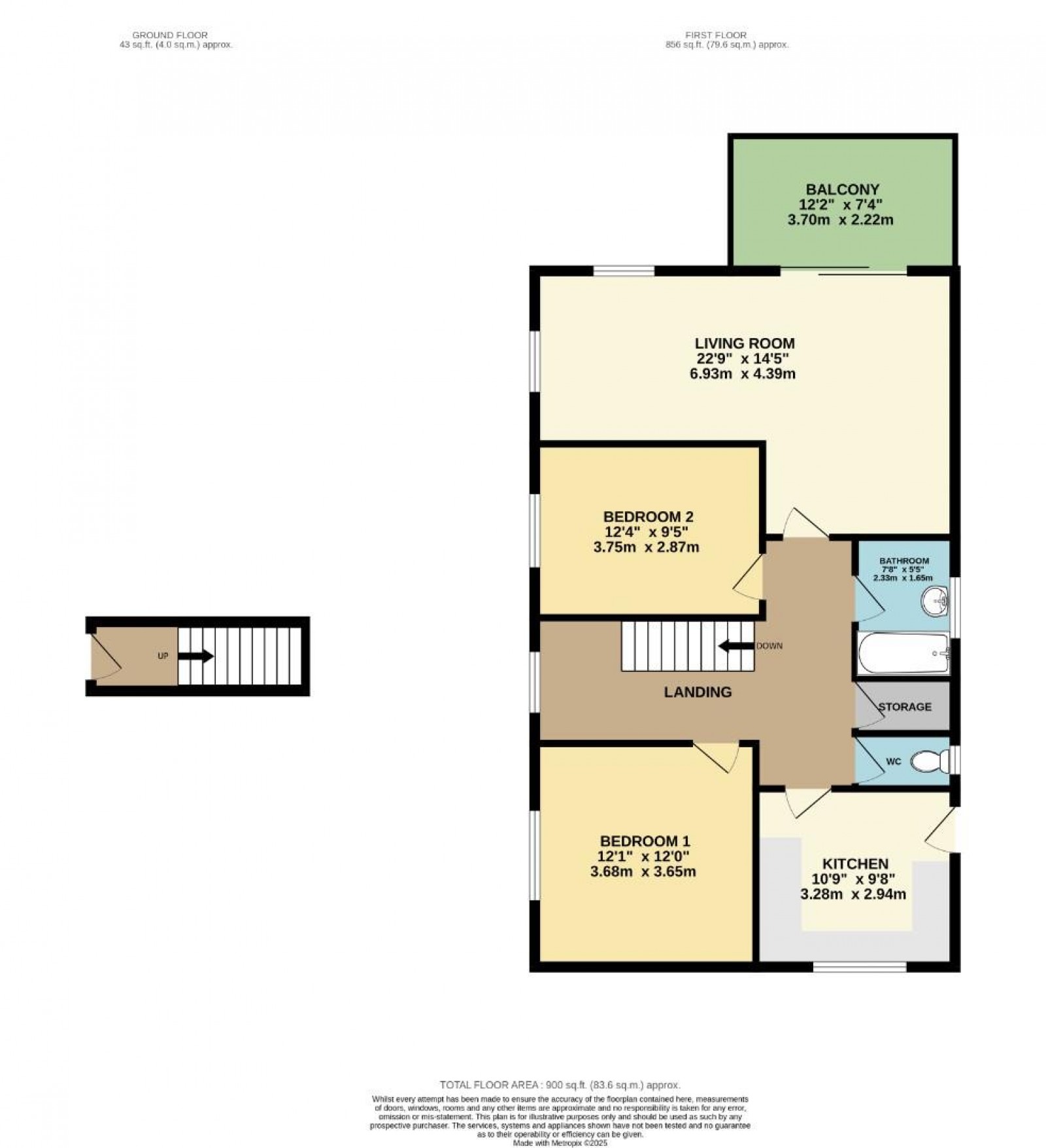 Floorplan for Lindow Parade, Wilmslow