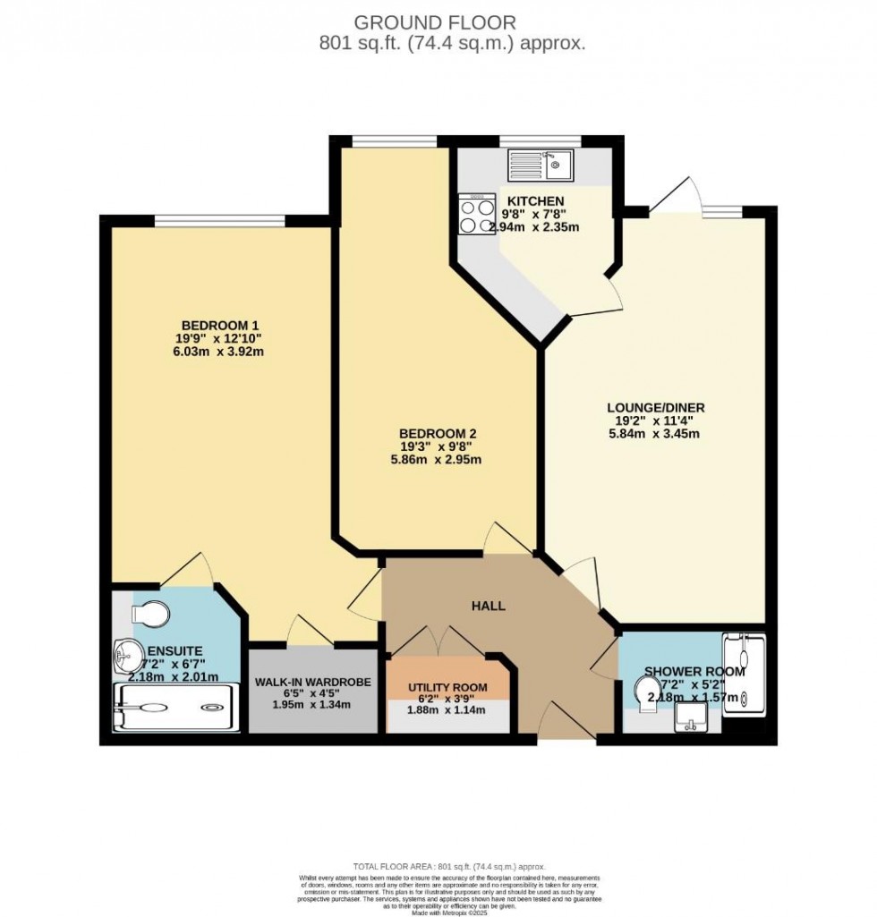 Floorplan for Queens View, 64 Ack Lane East, Bramhall