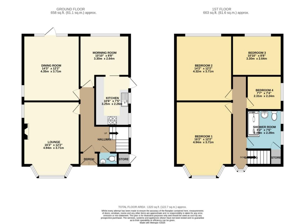 Floorplan for Pleasant Way, Cheadle Hulme, Cheadle