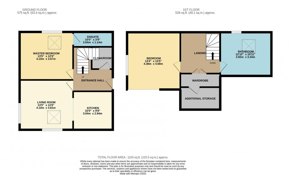 Floorplan for Turner Street, Bollington, Macclesfield