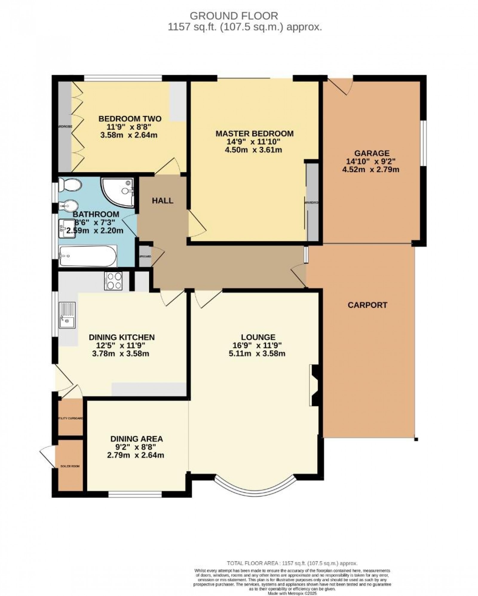 Floorplan for Roseway, Bramhall, Stockport