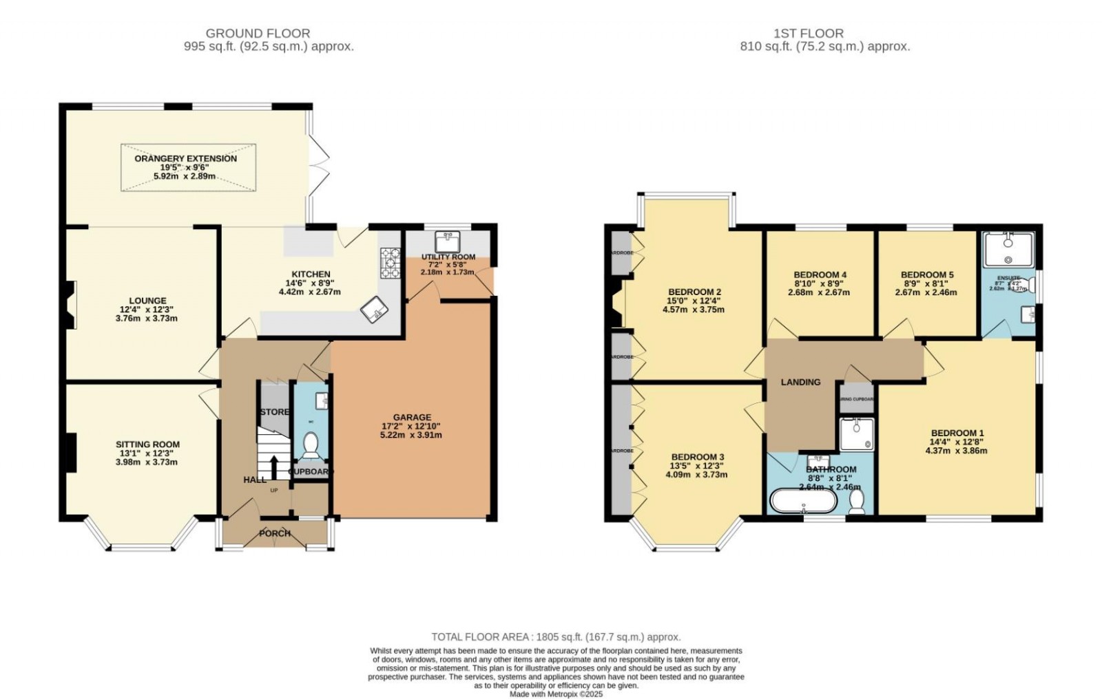Floorplan for Moor Lane, Woodford
