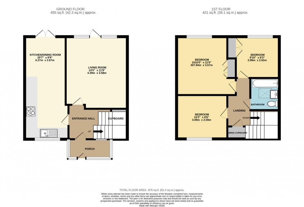 Floorplan for Lancaster Road, Wilmslow