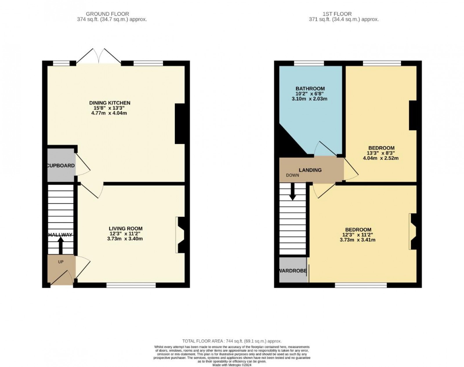 Floorplan for Hawthorn Walk, Wilmslow