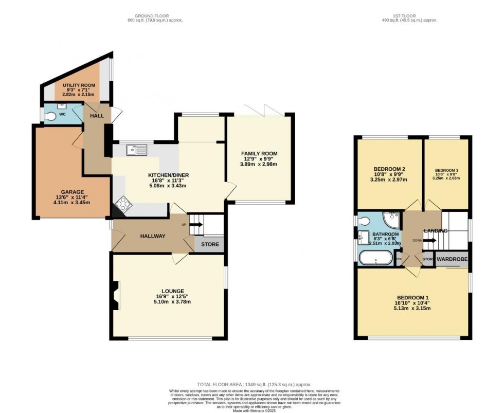 Floorplan for Eskdale Avenue, Bramhall, Stockport