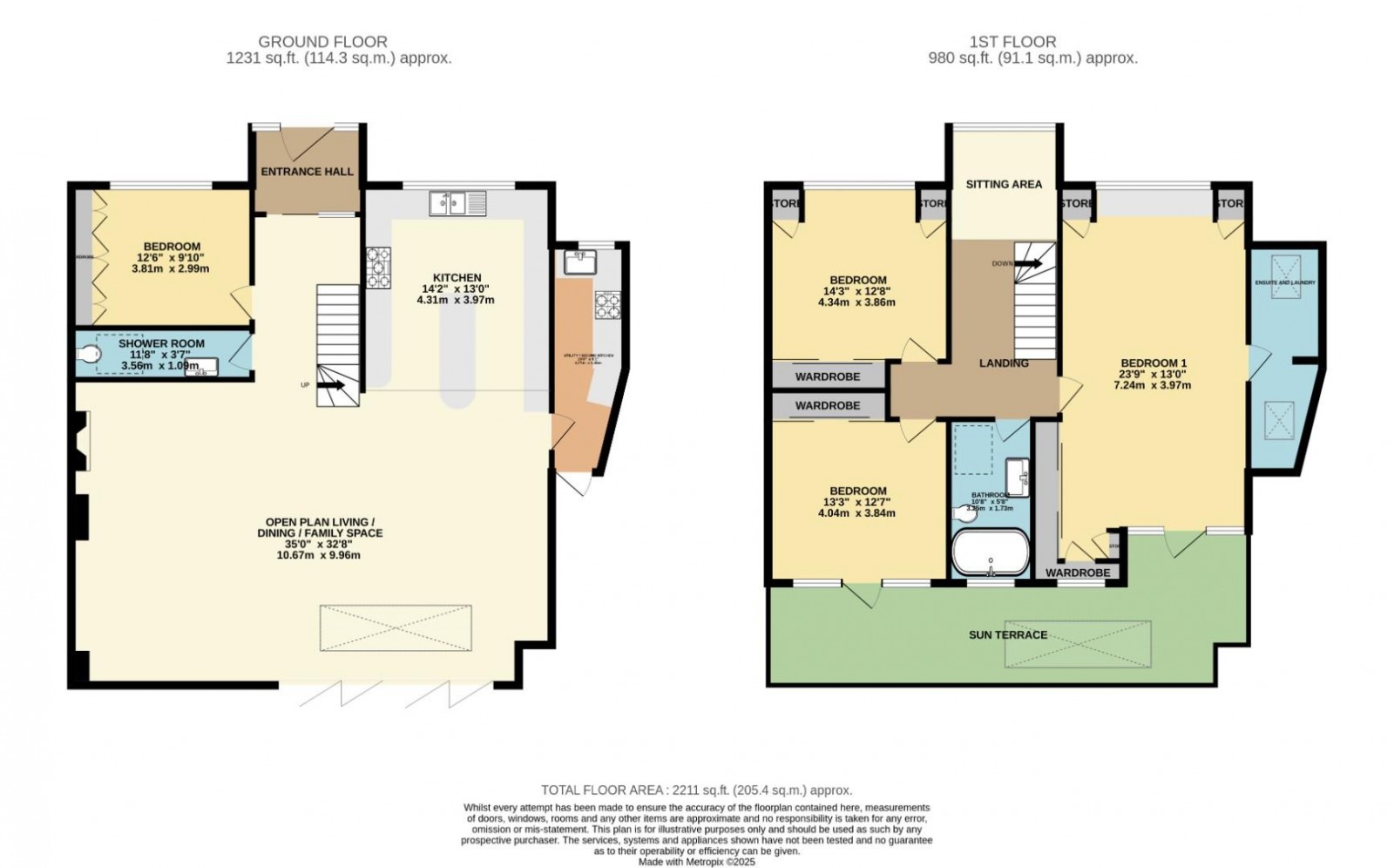 Floorplan for Lawton Avenue, Bramhall