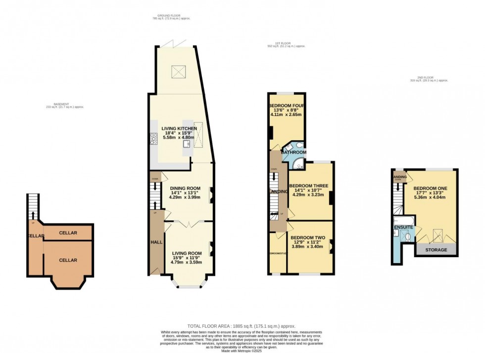 Floorplan for Moorland Road, Woodsmoor