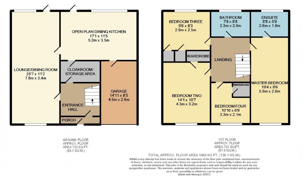 Floorplan for Sawley Drive, Cheadle Hulme