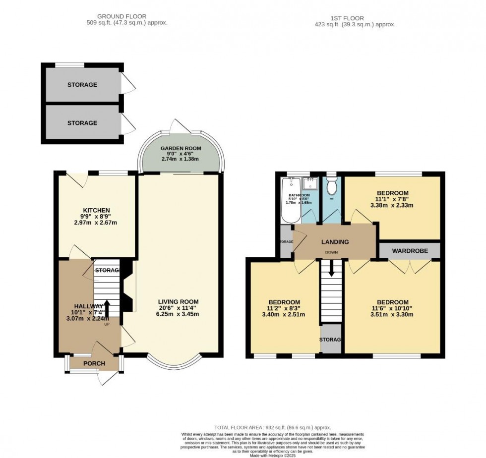 Floorplan for Holly Bank Road, Wilmslow