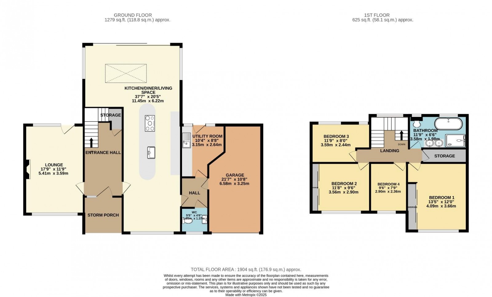 Floorplan for Northcote Road, Bramhall