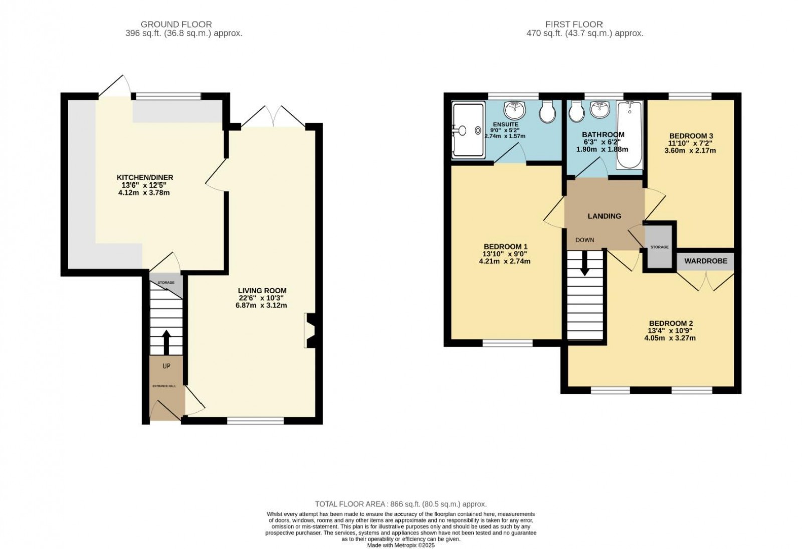 Floorplan for Muirfield Close, Wilmslow