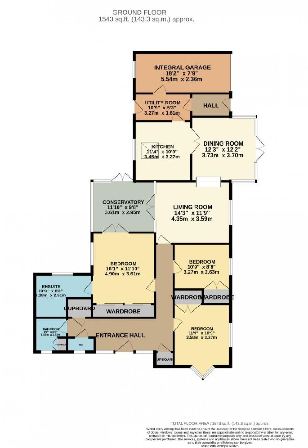 Floorplan for Westward Road, Wilmslow