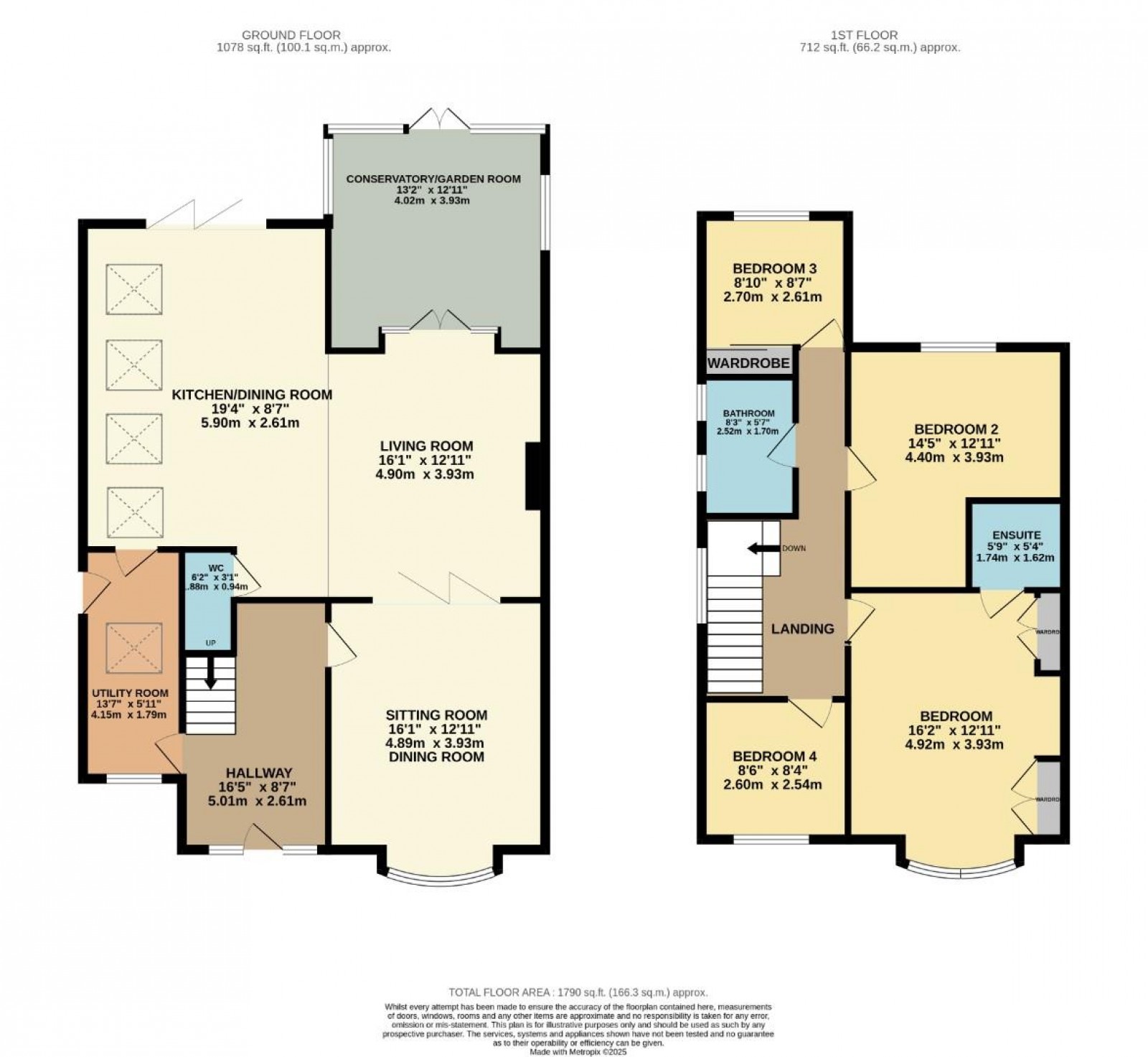Floorplan for Stanneylands Road, Wilmslow