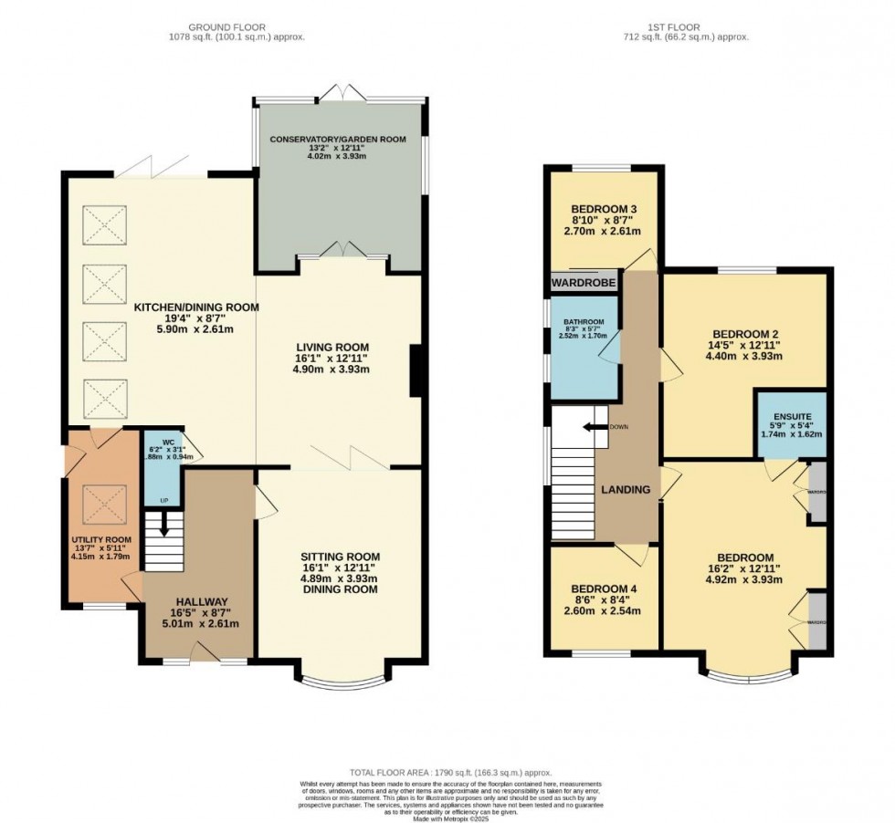 Floorplan for Stanneylands Road, Wilmslow