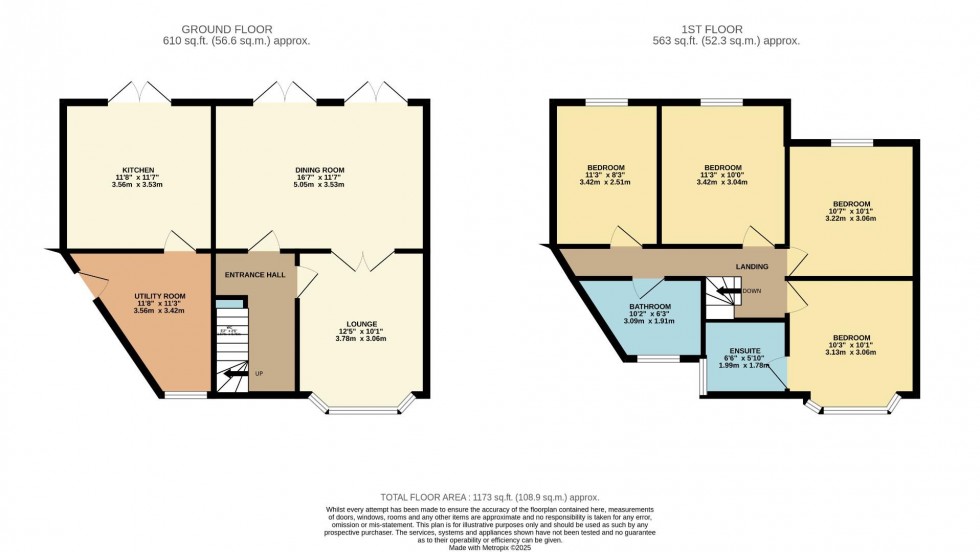 Floorplan for Thoresway Road, Wilmslow