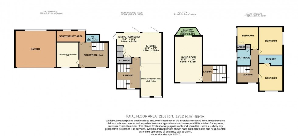 Floorplan for Fletsand Road, Wilmslow