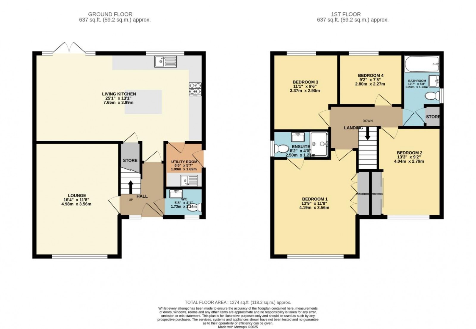 Floorplan for Verdon Roe Avenue, Woodford