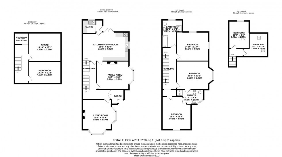 Floorplan for Stamford Road, Alderley Edge