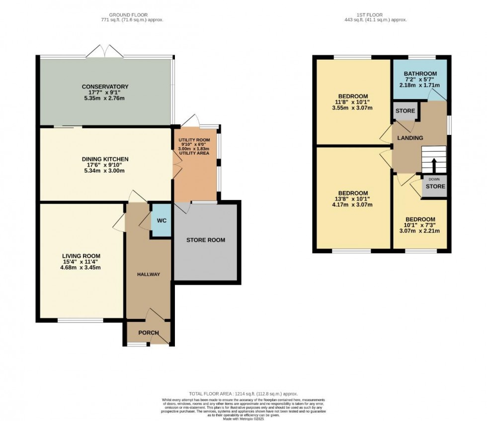 Floorplan for Plymouth Drive, Bramhall, Stockport